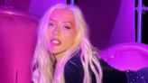 Christina Aguilera flaunts 40lb weight loss in tiny mini skirt