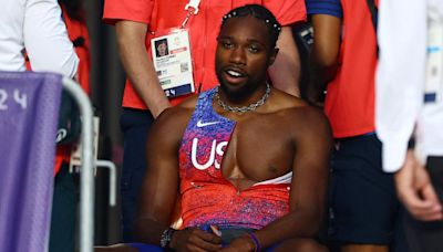 Noah Lyles, suffering from COVID, comes up short in bid for double; settles for bronze in 200 meter