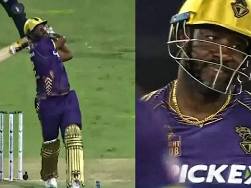 Watch: Andre Russell's insane 107-metre six in Major League Cricket match | Cricket News - Times of India