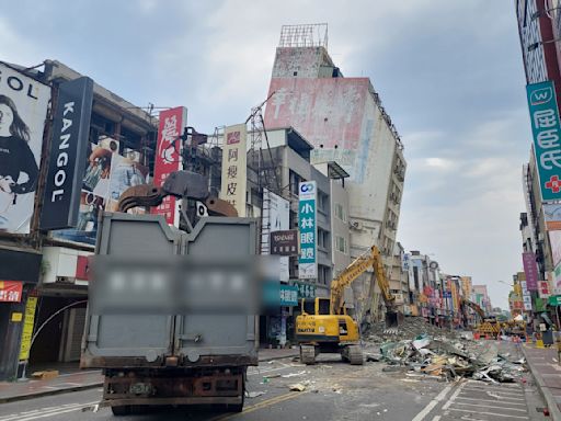 路比天王星窄！花蓮富凱飯店坍塌腹地狹小 拆除前先填土穩住建物