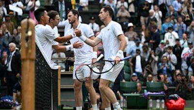 Wimbledon 2024 day four: Andy and Jamie Murray lose in men’s doubles first round – as it happened