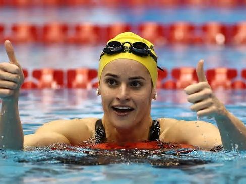 Australia's McKeown breaks Rice's 400 medley record