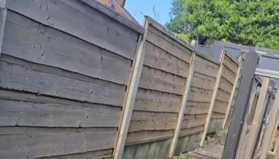 I tried the viral sponge fence painting hack and I don't recommend it
