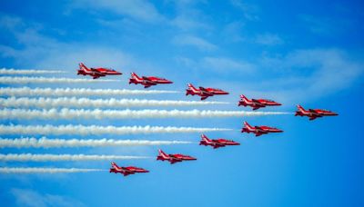 Where you can see the Red Arrows over Suffolk this month