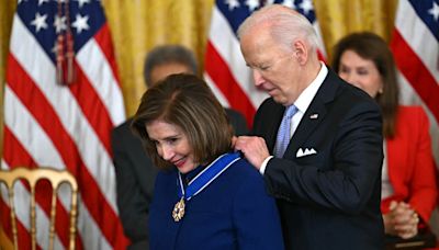 Biden awards Presidential Medal of Freedom to Nancy Pelosi, Al Gore, Michelle Yeoh and more