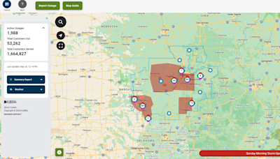 UPDATE: Evergy reports about 45k without power in Kansas City metro