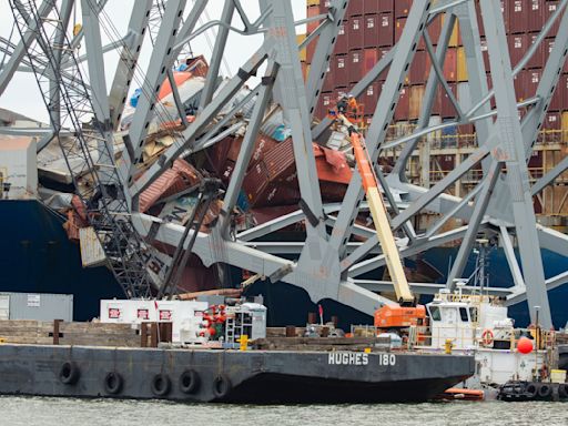 Controlled demolition planned at Baltimore bridge collapse site