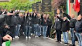 Dozens in Italy give a fascist salute on the anniversary of Mussolini's execution