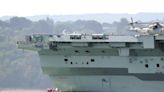 Navy aircraft carrier HMS Prince of Wales leaves Portsmouth after breakdown