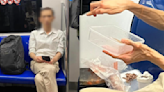 Man goes viral for hogging LRT seat, eating and drinking on the train; RapidKL says he has been advised not to repeat behaviour