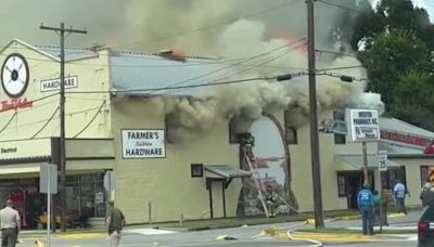 Historic Rayne True Value hardware store destroyed in fire