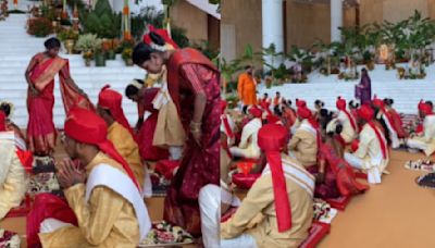 Anant Ambani And Radhika Merchant's Pre-Wedding Festivities Start With A Mass Wedding