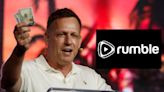 Peter Thiel-Backed Rumble Stock Shoots Up 40% on First Day as Public Company