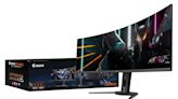 AI comes to massive gaming monitor to solve burn-in problems - Aorus CO49DQ 49-inch super ultrawide QD-OLED gaming screen