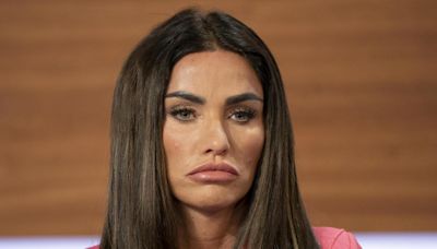 What happened to Katie Price and what led to her bankruptcy in her career?