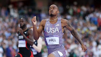 USA's Quincy Hall comes from behind to win gold in Olympic men's 400-meter final