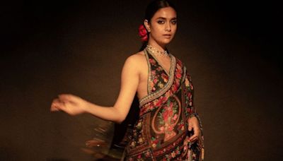 Keerthy Suresh Looks Ethereal In Multicoloured Chanderi Saree - News18