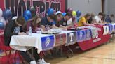 Seven Laingsburg High School athletes sign letters of intent to play in college