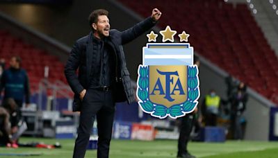 Diego Simeone le apunta los cañones a un jugador de la Selección