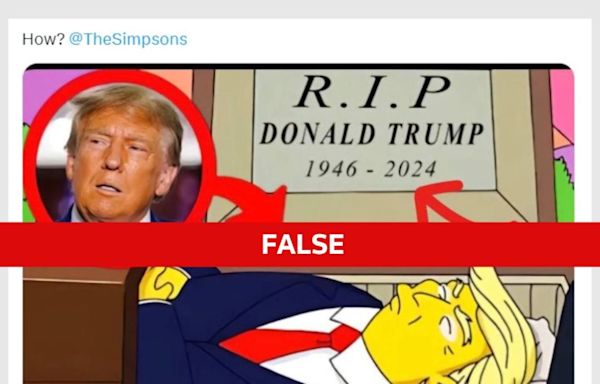 Fact Check: False ‘Simpsons’ prediction resurfaces after Trump shooting