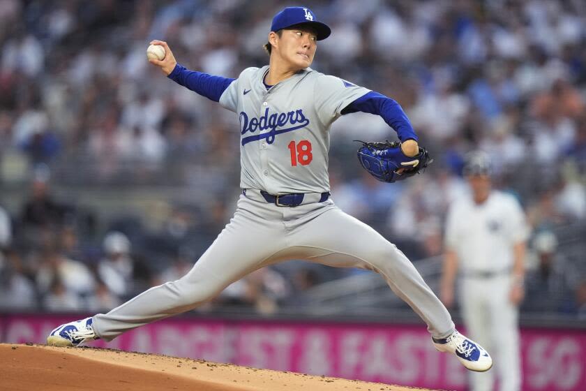 Yoshinobu Yamamoto stellar in another big-game setting as Dodgers edge Yankees