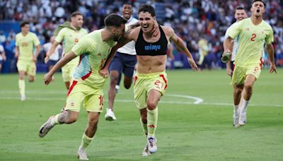 Spain beats host France 5-3 after extra time in enthralling men’s soccer gold medal match