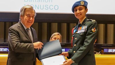 Major Radhika Sen Honoured With UN's Military Gender Advocate Award