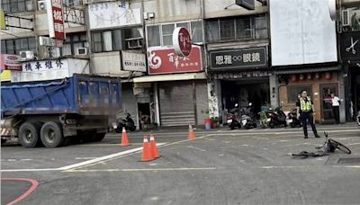 彰化死亡車禍！砂石車左轉「沒看到她」撞上單車 70歲嬤遭輾過不治