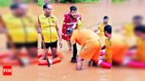 Two boys drown in stone quarry at Harmada | Jaipur News - Times of India