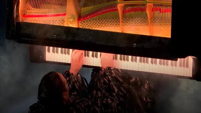 Who Is the Vertical Piano Player at the 2024 Olympics Closing Ceremonies?