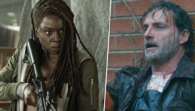 The Walking Dead star Danai Gurira talks that intense Rick and Michonne reunion in The Ones Who Live episode 1