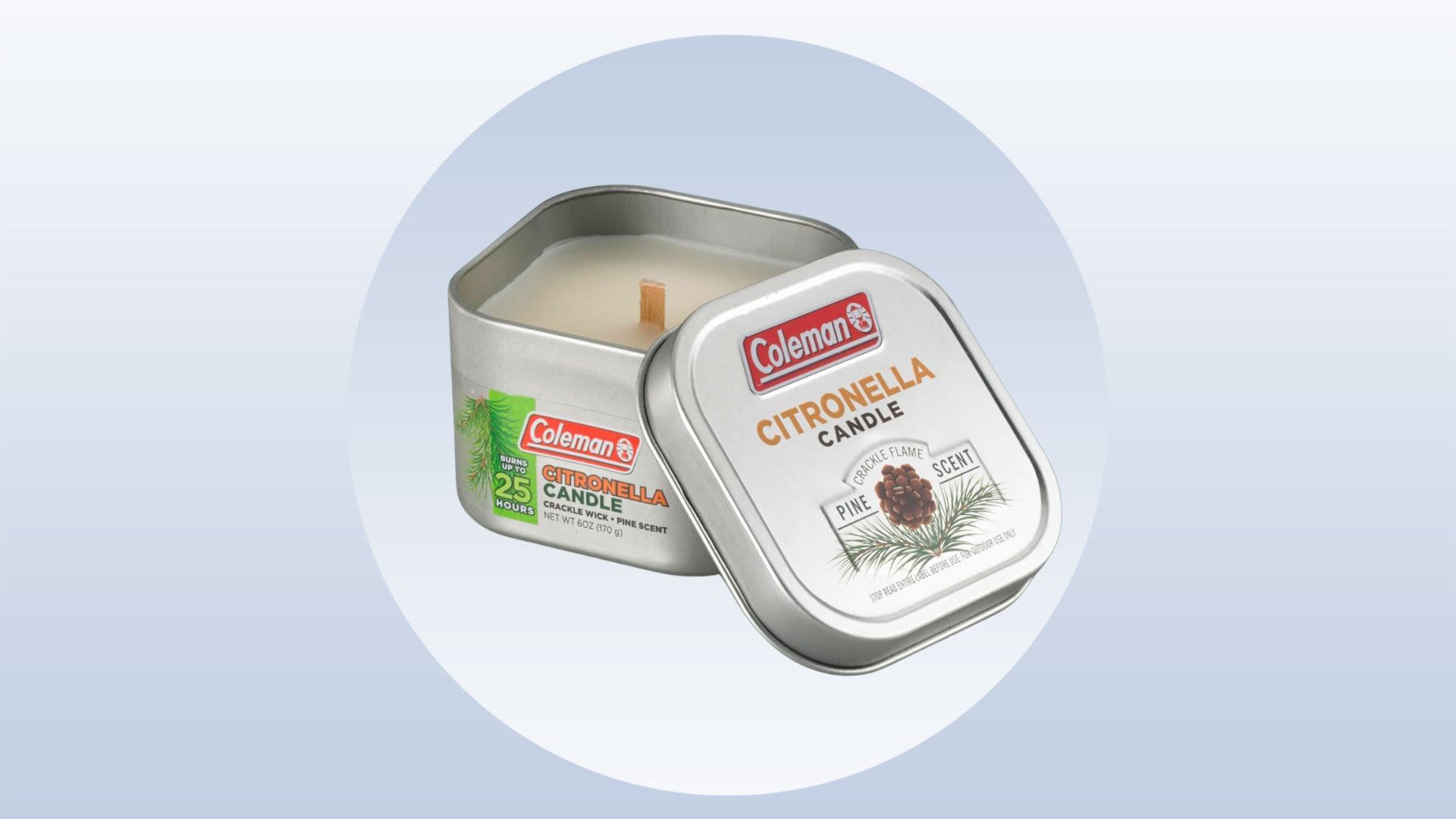 Bugs begone: Stock up on Coleman's bestselling citronella candle while it's $4