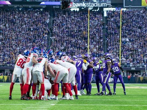 Where to watch Giants vs. Vikings game: TV channel, NFL kickoff time, live stream, spread, odds