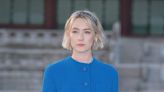 Saoirse Ronan Embraced the Fall Chop With a Jawline-Grazing Bob