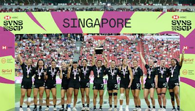 New Zealand wins women's and men's Singapore 7s finals; Argentina takes men's regular season title