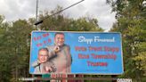 Etna Township 'circus' extends to campaign with mock Austin Powers billboards