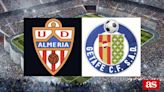 Almería 1-3 Getafe: resultado, resumen y goles