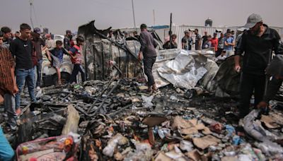 Israel claims deadly Rafah blaze caused by secondary explosion