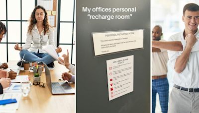 ‘That would send me over the edge’: Worker returns to the office. Then they see the ‘recharge room’