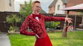 Teenage boy attends prom in red dress after planning dream outfit from age 12