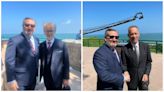 Cruz meets with ‘master story-tellers’ Spielberg, Hanks at D-Day event