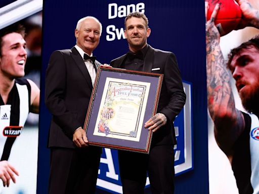 'Pies cult hero Dane Swan joins Hall of Fame