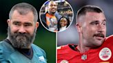 Jason and Travis Kelce Call Simone Biles’ Husband Jonathan Owens Her ‘Boyfriend,’ Joke About Romance