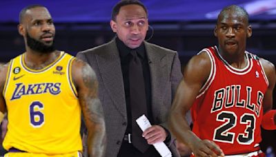 ...Despite Fewer Titles': Fans Call Out Stephen A Smith For His Hypocrisy In LeBron James-Michael Jordan GOAT debate