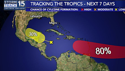 Tracking 2 areas in Atlantic, including likely next tropical depression or storm