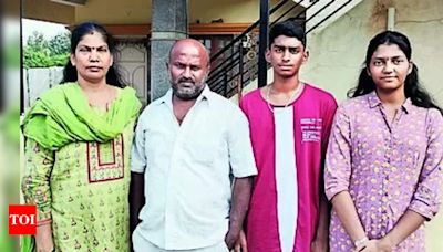 Tanker driver’s daughter clocks 98.8% | Bengaluru News - Times of India