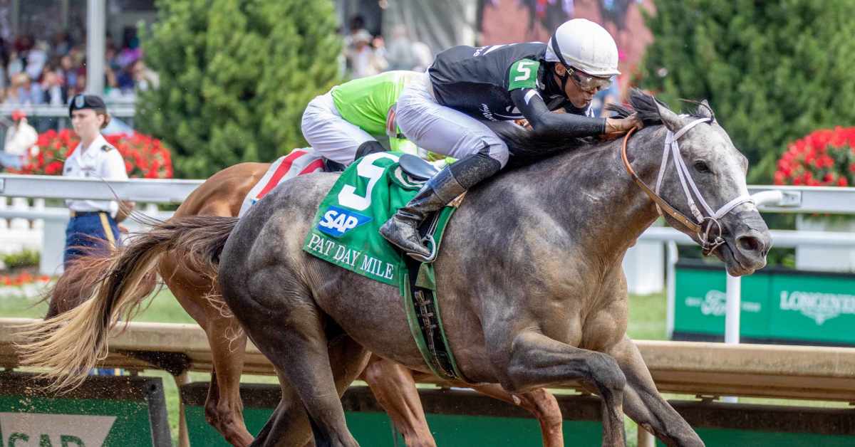 Seize The Grey Gives Many, Many Owners A Thrill With Pat Day Mile Win On Derby Day