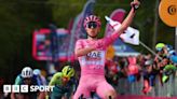 Giro d'Italia: Tadej Pogacar extends lead with stage eight victory