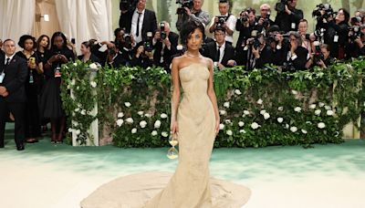 Tyla Ditches the Water for Sandy Gown in Met Gala Debut