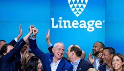 Lineage closes up more than 3% in market’s largest IPO of 2024